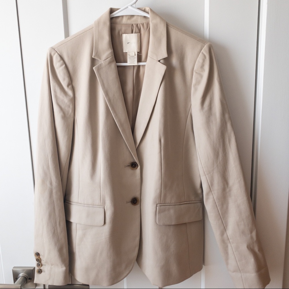 J.Crew Light Tan Blazer Size 8